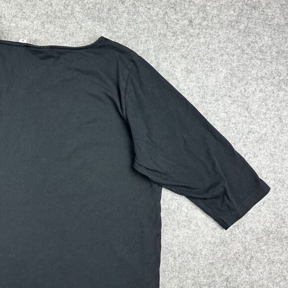 Bob Mackie Shirt Women 1X Black Southwestern Embroidered Wearable Art Tee Blouse - Picture 13 of 16